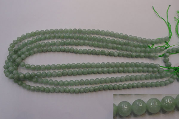 CBJ411 15.5 inches 6mm round natural jade beads wholesale
