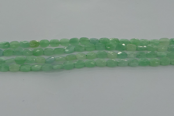 CBJ69 15.5 inches 6*8mm faceted rectangle jade gemstone beads