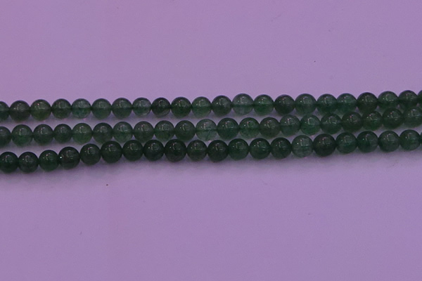 CBQ421 15.5 inches 6mm round green strawberry quartz beads