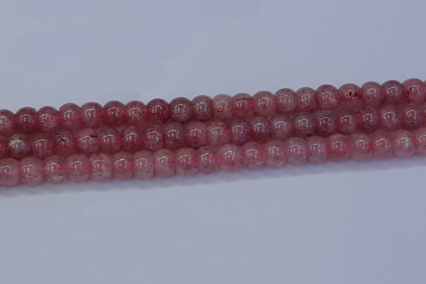 CBQ441 15.5 inches 10*12mm rondelle strawberry quartz beads