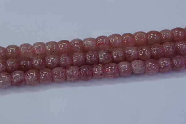 CBQ444 15.5 inches 15*20mm rondelle strawberry quartz beads