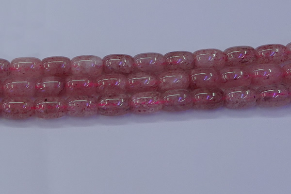 CBQ450 15.5 inches 15*20mm drum strawberry quartz beads
