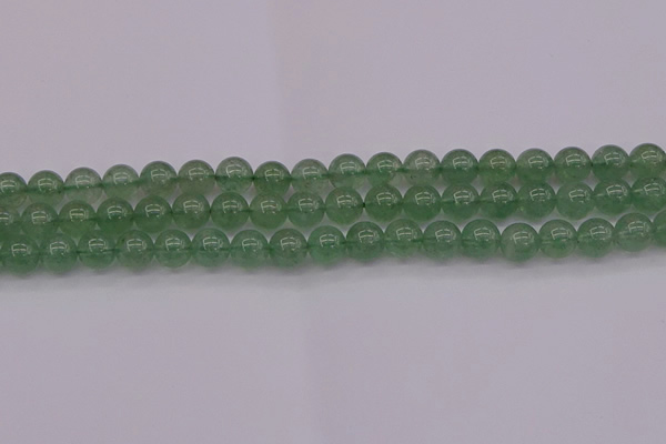 CBQ492 15.5 inches 8mm round green strawberry quartz beads