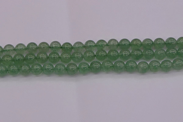 CBQ493 15.5 inches 10mm round green strawberry quartz beads