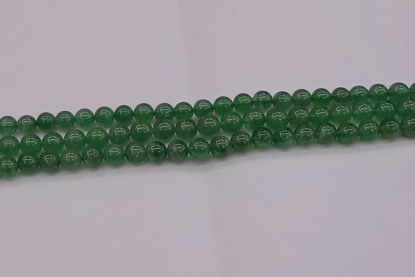 CBQ496 15.5 inches 6mm round green strawberry quartz beads