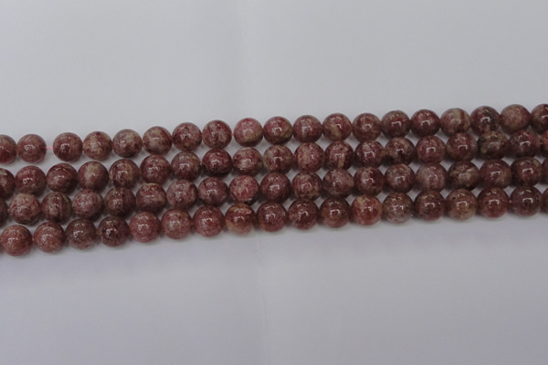 CBQ603 15.5 inches 10mm round natural strawberry quartz beads