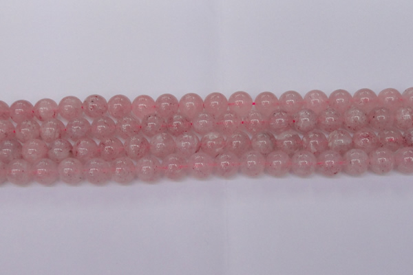 CBQ609 15.5 inches 12mm round natural strawberry quartz beads