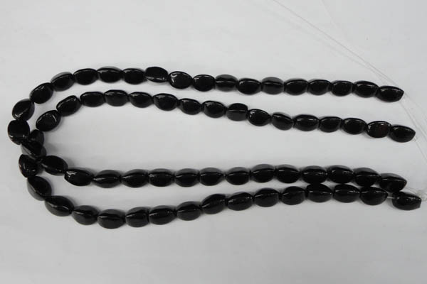 CBS212 15.5 inches 9*12mm trihedron blackstone beads wholesale