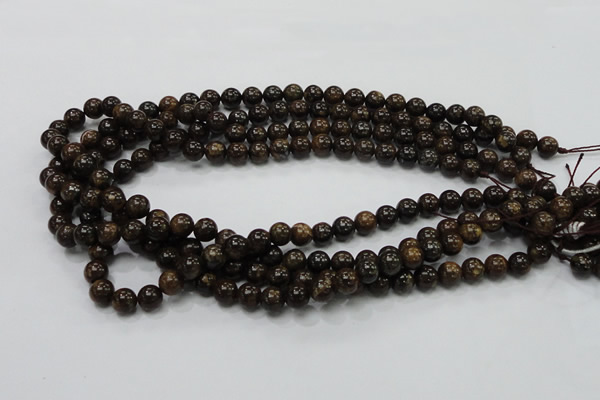 CBZ101 15.5 inches 6mm round bronzite gemstone beads