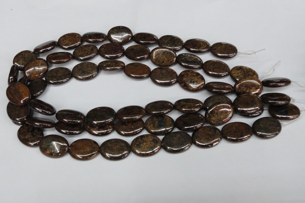 CBZ220 15.5 inches 15*20mm oval bronzite gemstone beads