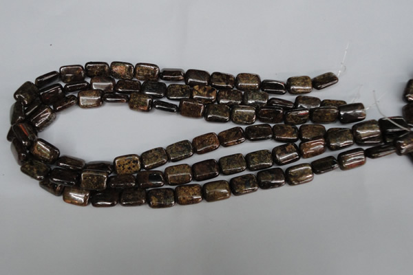 CBZ235 15.5 inches 10*14mm rectangle bronzite gemstone beads