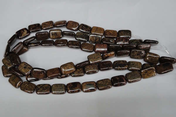 CBZ237 15.5 inches 13*18mm rectangle bronzite gemstone beads