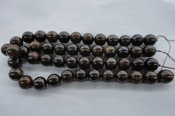 CBZ300 15.5 inches 16mm round bronzite gemstone beads wholesale