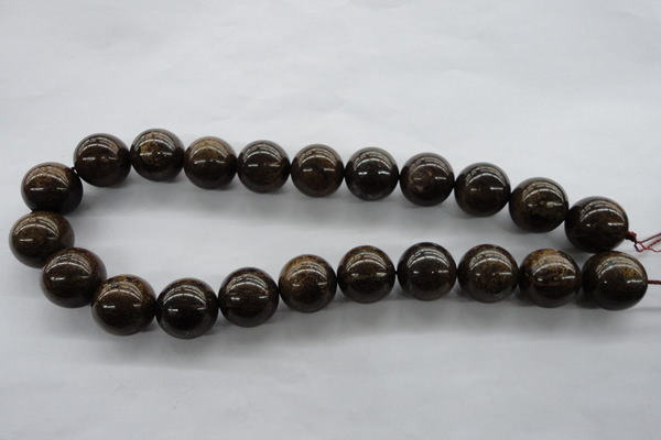 CBZ301 15.5 inches 18mm round bronzite gemstone beads wholesale