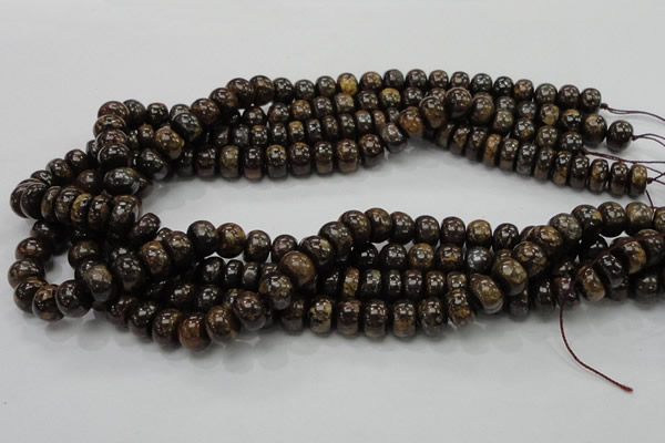CBZ54 15.5 inches 7*10mm rondelle bronzite gemstone beads wholesale