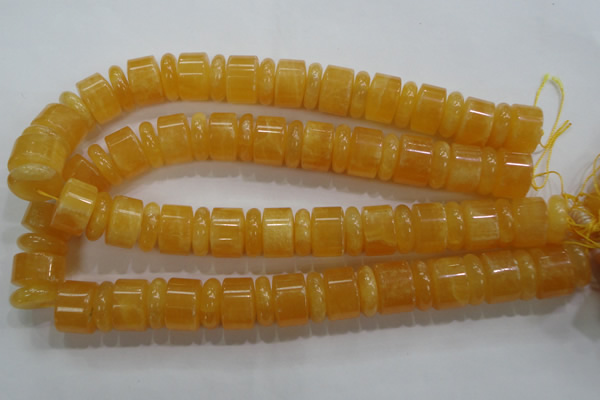 CCA20 15.5 inches 6*18mm & 12*18mm rondelle calcite gemstone beads