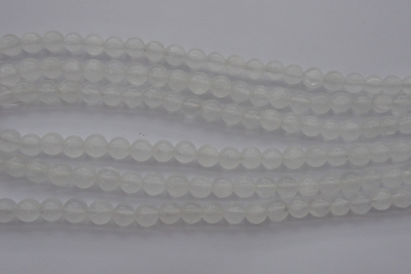 CCA353 15.5 inches 8mm round white calcite beads wholesale