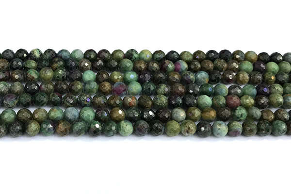 CCB1280 15 inches 6mm faceted round gemstone beads