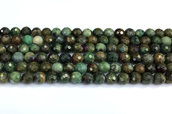 CCB1281 15 inches 8mm faceted round gemstone beads