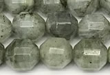 CCB1421 15 inches 9mm - 10mm faceted labradorite beads