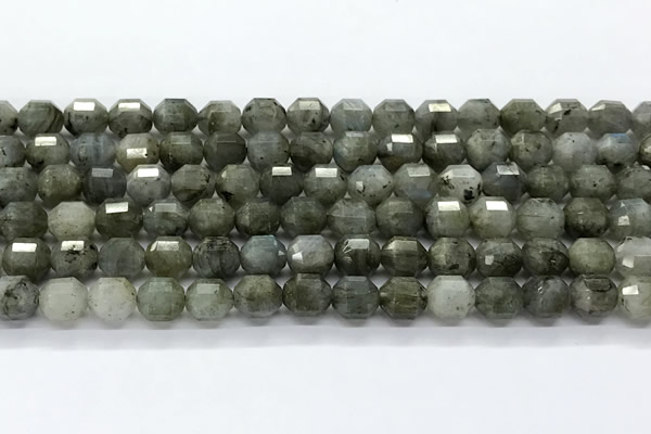 CCB1507 15 inches 7mm - 8mm faceted labradorite beads