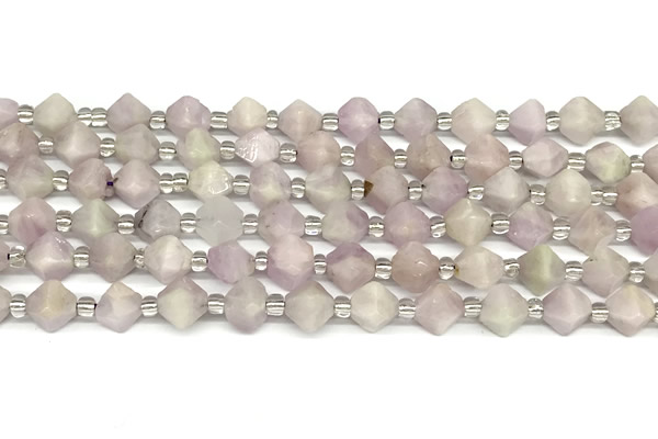 CCB1603 15 inches 10mm faceted kunzite gemstone beads