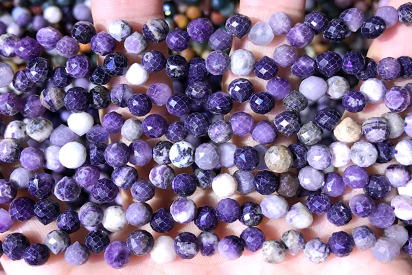 CCB1651 15 inches 6mm faceted teardrop gemstone beads
