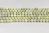 CCB829 15.5 inches 8mm round ivory jasper gemstone beads wholesale
