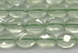 CCB916 15.5 inches 6*8mm faceted oval prehnite beads