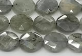 CCB940 15.5 inches 8*10mm faceted oval labradorite beads