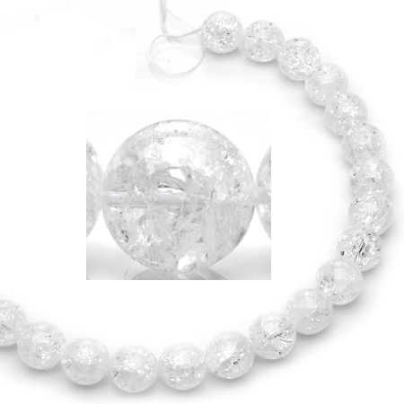 CCC17 14mm round grade A white crystal beads Wholesale