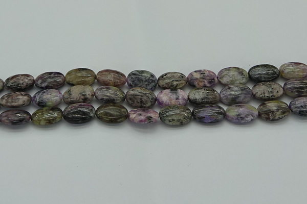 CCG103 15.5 inches 13*18mm oval charoite gemstone beads