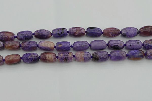 CCG113 15.5 inches 13*18mm drum charoite gemstone beads
