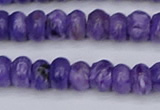 CCG121 15.5 inches 4*7mm rondelle charoite gemstone beads