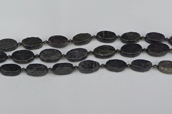 CCG128 15.5 inches 10*18mm oval charoite gemstone beads