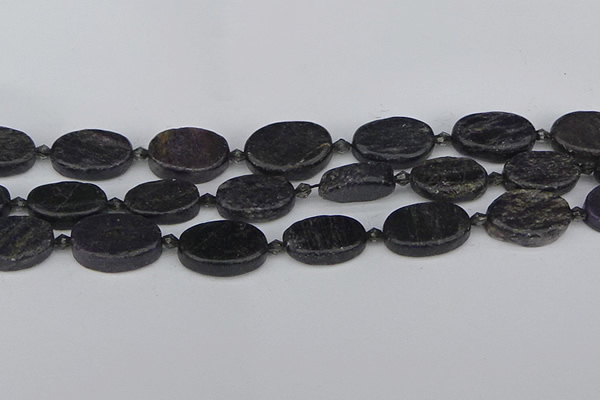 CCG129 15.5 inches 15*20mm oval charoite gemstone beads