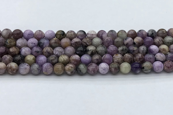 CCG132 15.5 inches 6mm round natural charoite gemstone beads