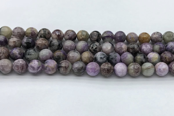 CCG133 15.5 inches 8mm round natural charoite gemstone beads