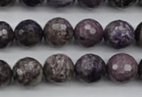 CCG57 15.5 inches 9mm faceted round natural charoite beads
