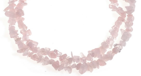 CCH09 32 inches rose quartz chips gemstone beads wholesale