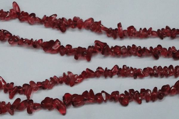 CCH251 34 inches 5*8mm synthetic crystal chips beads wholesale