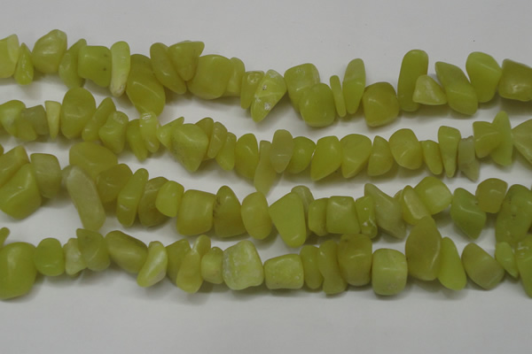 CCH273 34 inches 8*12mm olive jade chips gemstone beads wholesale