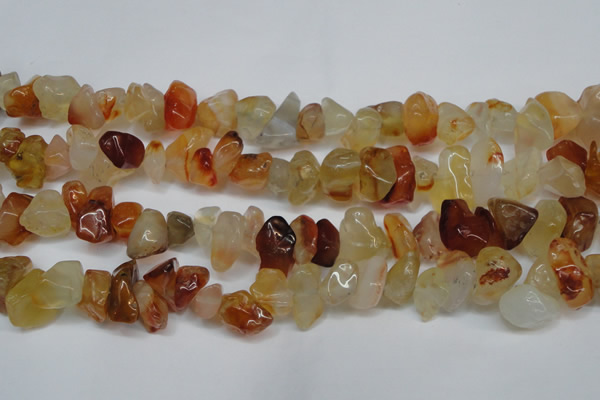CCH305 34 inches 8*12mm red agate chips gemstone beads wholesale