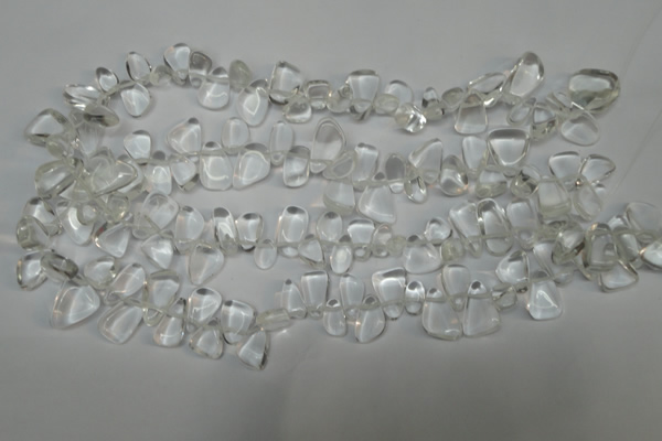 CCH310 15.5 inches 10*15mm white crystal chips gemstone beads wholesale