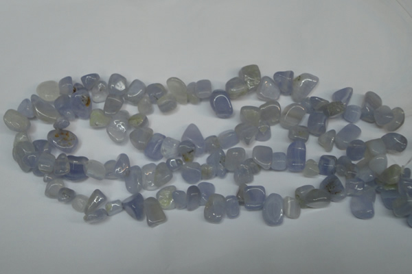 CCH322 15.5 inches 10*15mm blue chalcedony chips beads wholesale