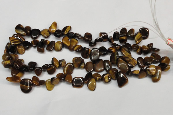 CCH327 15.5 inches 10*15mm tiger eye chips gemstone beads wholesale