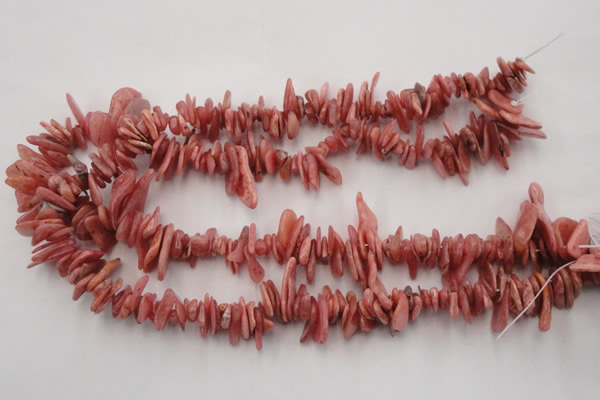 CCH400 15.5 inches 6*12mm - 8*18mm argentina rhodochrosite chips beads