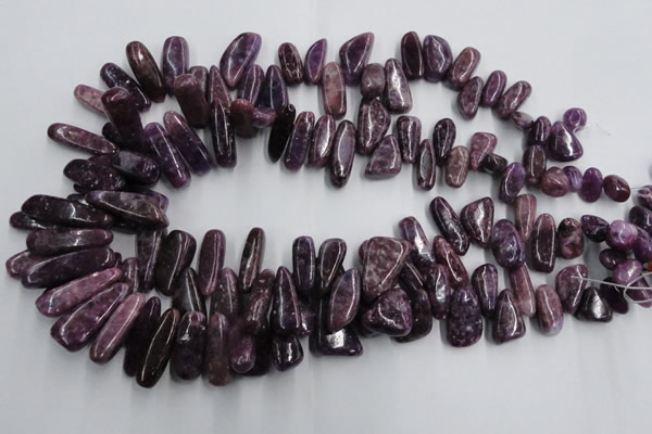 CCH502 15.5 inches 6*15mm - 8*28mm kunzite chips beads