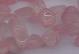 CCH611 15.5 inches 6*8mm - 10*14mm rose quartz chips gemstone beads