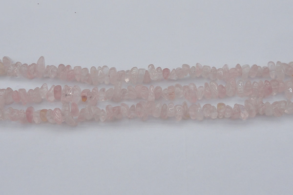 CCH653 15.5 inches 5*8mm - 6*10mm rose quartz chips beads